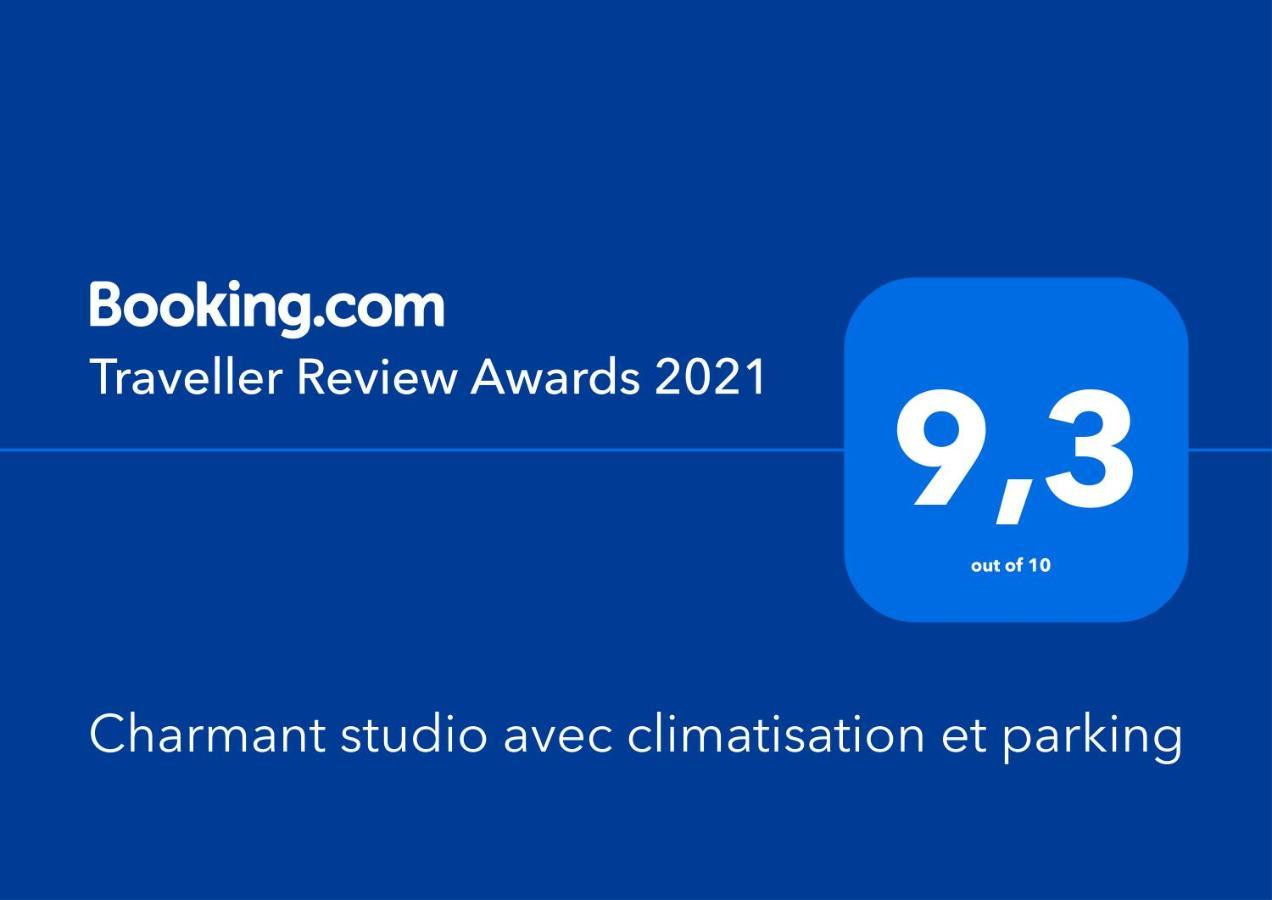Charmant Studio Avec Climatisation Et Parking Perpignan Kültér fotó